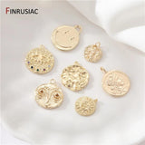 14K Plated Evil Eye Charms for DIY Jewelry Making