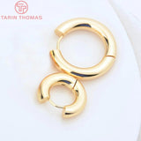 4PCS 20.5x5MM 26.5x5MM Stainless Steel Round Earrings Hoop DIY Jewelry Findings