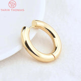 4PCS 20.5x5MM 26.5x5MM Stainless Steel Round Earrings Hoop DIY Jewelry Findings