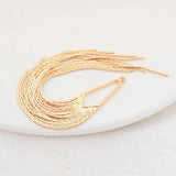 125MM 14K Brass Tassel Charms Pendants for Jewelry Making