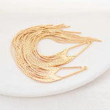 125MM 14K Brass Tassel Charms Pendants for Jewelry Making