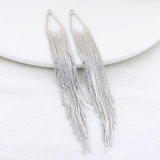 125MM 14K Brass Tassel Charms Pendants for Jewelry Making