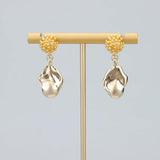 18k Rhodium Plated Copper Charms Handmade DIY Earring Necklace 4pcs/lot