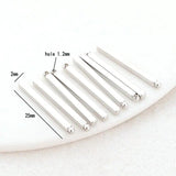 14K Brass Stick Charms Pendants Jewelry Making Supplies