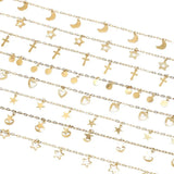 1M Stainless Steel Charm Chains for DIY Anklet Necklace Making