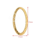 20PCS Stainless Steel Oval Heart Charm Connectors DIY Jewelry Making