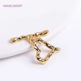 Heart Toggle Clasp, Brass Heart OT Clasp for DIY Jewelry Making