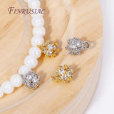 18K Plated Zircon Charms Pendants High DIY Jewelry Making Supplies
