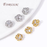 18K Plated Zircon Charms Pendants High DIY Jewelry Making Supplies