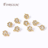 18K Plated Zircon Charms Pendants High DIY Jewelry Making Supplies