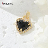 14K Plated Brass Shield/Heart/Sun Charms for DIY Jewelry Making