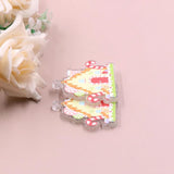 CN Gingerbread House Print Earrings Christmas Jewelry