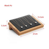 Bamboo Jewelry Necklace Rack Holder