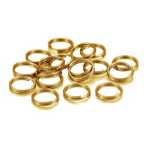 100Pcs Stainless Steel Double Loop Split Rings for DIY Jewelry Making