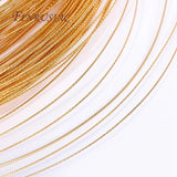 18K Plated Copper Wire Twist Flower Thread DIY Beading Wire