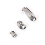 10pcs Stainless Steel Twisted Flower Spacer Loose Bead DIY Bracelets Necklace