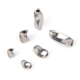 10pcs Stainless Steel Twisted Flower Spacer Loose Bead DIY Bracelets Necklace