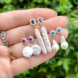18k Plated Rhodium Copper Charms for DIY Earrings