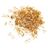 50pcs Stainless Steel Pinch Clip Bail Pendant Connectors for DIY Jewelry Making