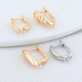 6PCS 11MM 13MM 14K Brass Hoops Jewelry Making