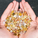 50Pcs 3/4/5/6/8/10mm Copper Spacer Beads 4 Colors Plated DIY Jewelry Making