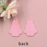 Set of 10 CN Christmas Tree Earring Acrylic Women's Jewelry Accessories