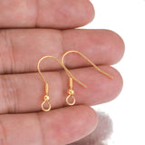 50pcs Stainless Steel Earrings Clasp Hook for Jewelry Making Supplies
