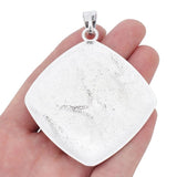 2pcs Tibetan Silver Tree Stars Stone Charms Pendants Necklace Jewelry Making