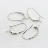 10PCS 24K Plated Brass Half Hole Beads Earring Hooks