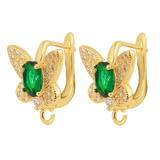 Gold/Silver Fastener Shvenzy Ear Wire Earring Hooks for Charms Bridal Earrings