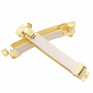 5Pcs/lot French Style Spring Hair Clips Barrette Blank Base DIY Hair Accessories