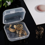 6 Mini Plastic Storage Containers Portable Pill Holder Jewelry Organizer