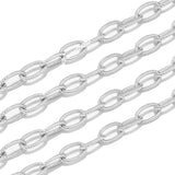 1m Stainless Steel 9x15mm Chunky Chains Textured Punk Choker Necklace Chain