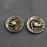 Brass Eagle Head Conchos Button for Leather Crafting