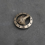 Brass Eagle Head Conchos Button for Leather Crafting