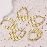 10pcs Geometry Earrings Charms Stainless Steel Pendant DIY Findings