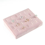 Pink Velvet Ring Ornaments Display Stand - High-End Jewelry Display Props