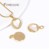 18K Plated Butterfly/Heart Pendants Charms for Jewelry Making