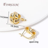 18K Plated Metal Round Earwires Earring Fasteners Hooks DIY Women Ear Jewelry