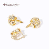18K Plated Metal Round Earwires Earring Fasteners Hooks DIY Women Ear Jewelry