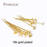Butterfly Shaped Flat Pins For Beads, 18K Gold/Rhodium Plated High Pins