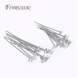 Butterfly Shaped Flat Pins For Beads, 18K Gold/Rhodium Plated High Pins
