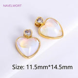 18K Plated Crystal Pendant for Necklace Making DIY Jewelry