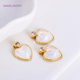 18K Plated Crystal Pendant for Necklace Making DIY Jewelry