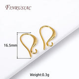 18K Plated Rhodium Earring Hooks DIY Jewelry Accessories