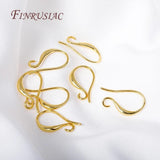 18K Plated Rhodium Earring Hooks DIY Jewelry Accessories