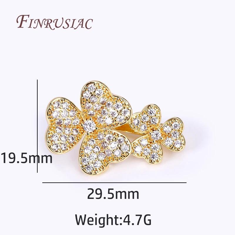 18K Plated Flowers Pearl Clasp For Necklace Supplies