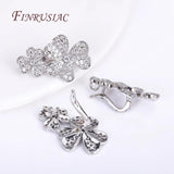18K Plated Flowers Pearl Clasp For Necklace Supplies