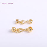 14K Plated Brass Clasp Hooks for Bracelet Making DIY Crafts