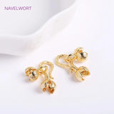 14K Plated Brass Clasp Hooks for Bracelet Making DIY Crafts
